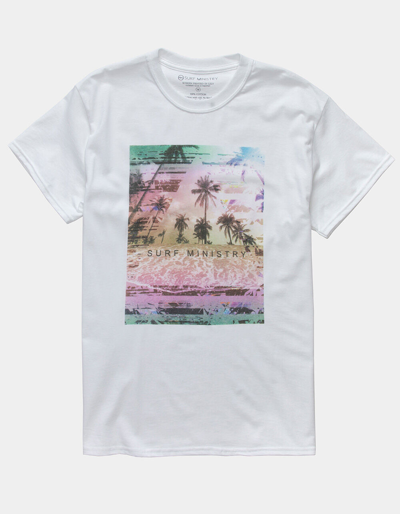 SURF MINISTRY Pastel Photo Mens T-Shirt image number 0