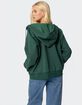 EDIKTED 1980 Oversized Zip Up Hoodie image number 2