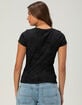 RUSTY Lavigne Womens Scoop Neck Tee image number 4