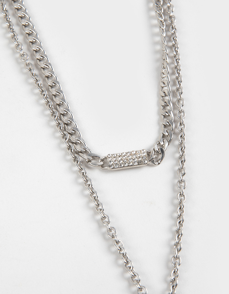 RSQ 2 Piece Dog Tag Necklace image number 2