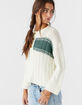 O'NEILL Oceanfront Stripe Womens Henley Sweater image number 4