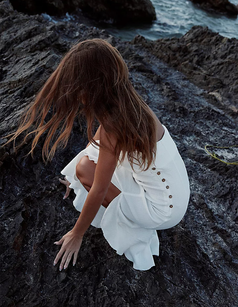 FREE PEOPLE Made Me Blush Womens Midi Dress image number 1