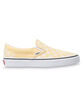 VANS Checkerboard Yellow & True White Womens Slip-On Shoes image number 1