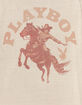 PLAYBOY Cowgirl Arch Mens Boxy Tee image number 3