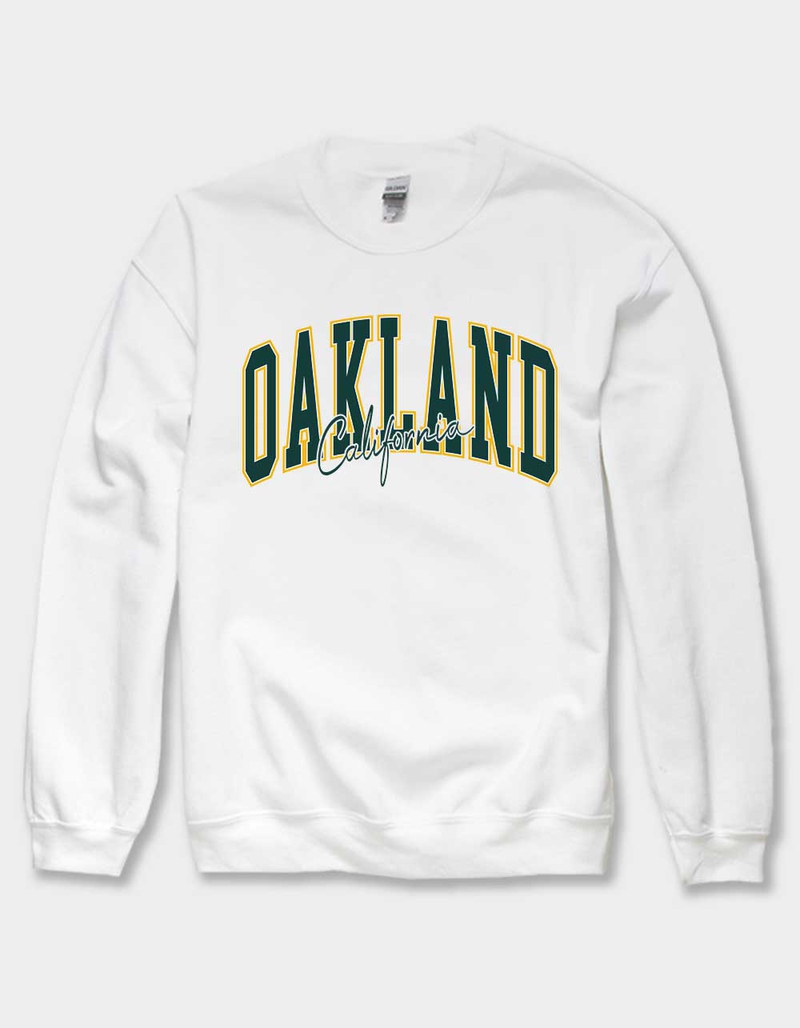 OAKLAND California Script Unisex Crewneck Sweatshirt image number 0