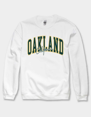 OAKLAND California Script Unisex Crewneck Sweatshirt Primary Image