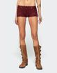 EDIKTED Kelani Crochet Shorts image number 1