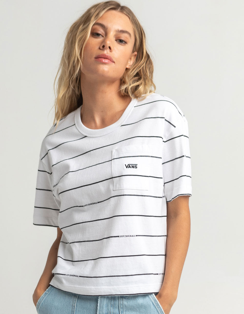 VANS OTW Womens Stripe Pocket Tee image number 0