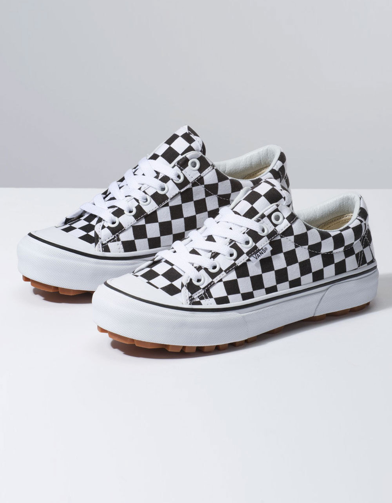 VANS Style 29 Checkerboard & True White Womens Shoes image number 1
