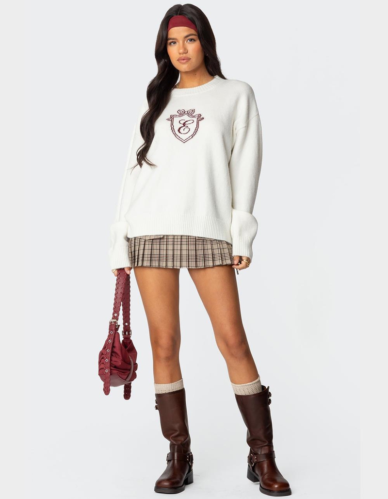 EDIKTED So Preppy Sweater image number 4