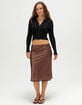 NECTAR CLOTHING Womens Flare Polka Dot Skirt image number 1