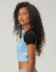 FIFA World Cup 2026&trade; Argentina Womens Crop Raglan Tee image number 3