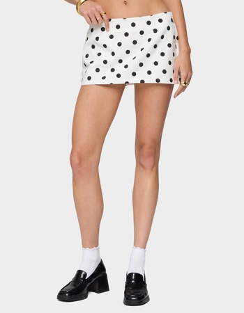 EDIKTED Noreen Polka Dot Mini Skort Primary Image