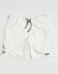 RVCA Sport VA Mens White Mesh Shorts image number 1
