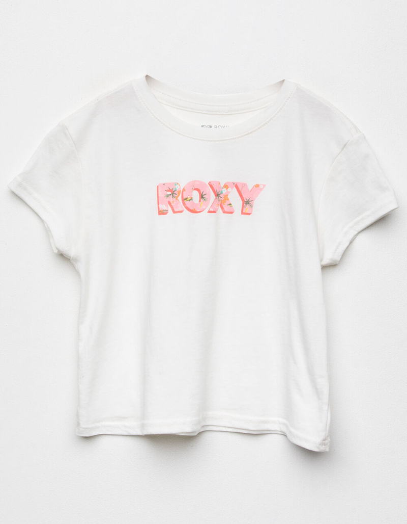ROXY Aloha Print Girls Tee (Little Girls, Big Girls) image number 0
