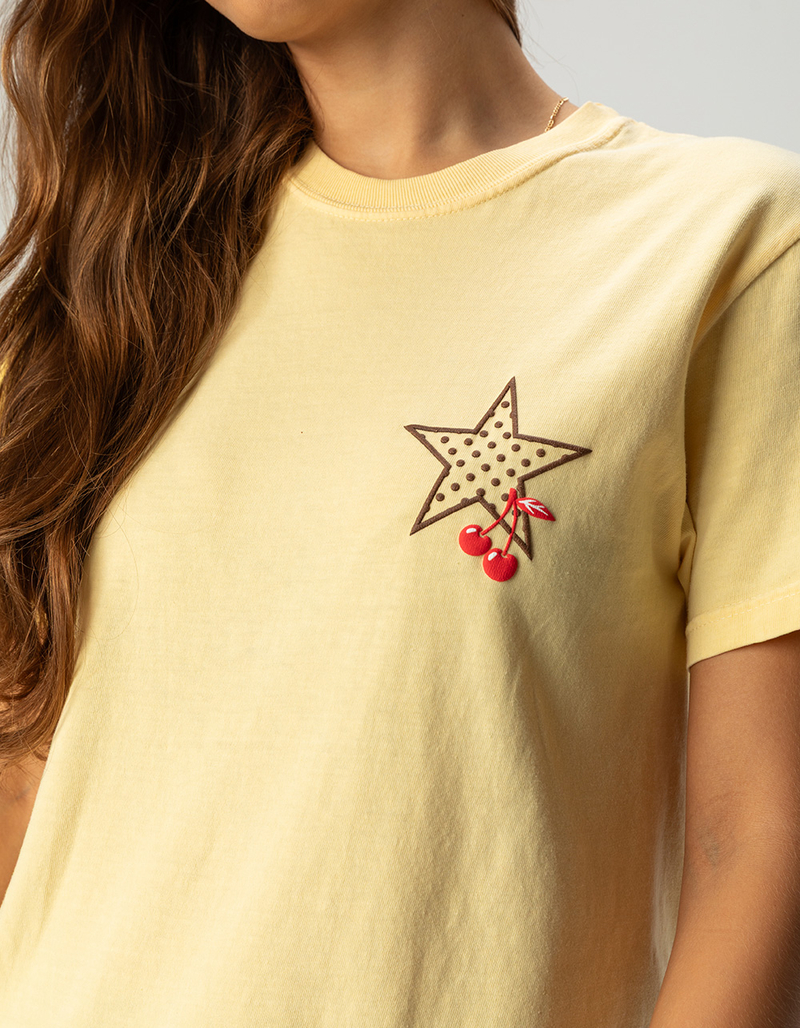 RIOT SOCIETY Polka Dot Star Womens Tee image number 1