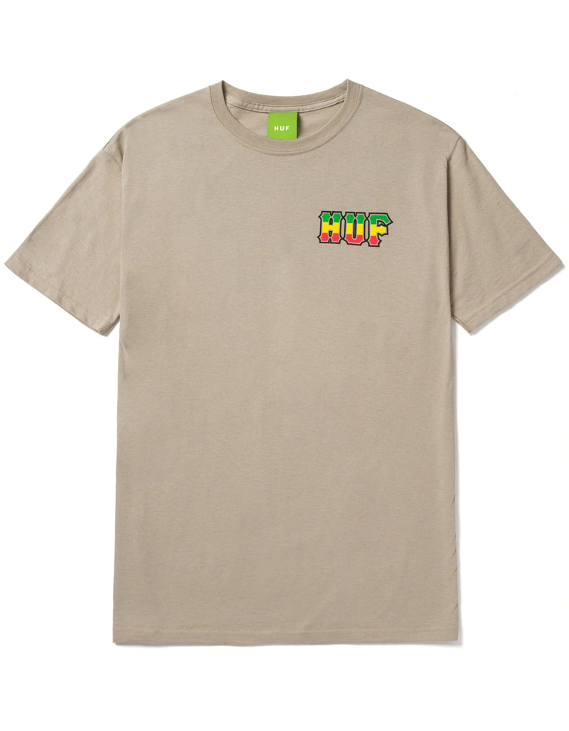HUF Men's 3 Pack Assorted T-Shirts - Basic Tee Multipack From Fall 2018 Collection