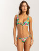 FULL TILT Tropical Tie Side Skimpy Bikini Bottoms image number 1