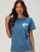ROXY OG Oval Womens Boyfriend Tee image number 2
