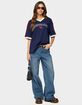 EDIKTED Australia 96 Contrast Oversized Tee image number 5