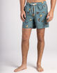 RSQ Butterfly Mens 5" Swim Shorts image number 1