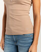 GUESS Eco Karlee Womens Henley Tee image number 2