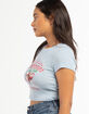 FULL TILT Fresh Cherries Womens Baby Tee image number 7