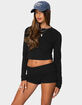 EDIKTED Meg Long Sleeve Top image number 1