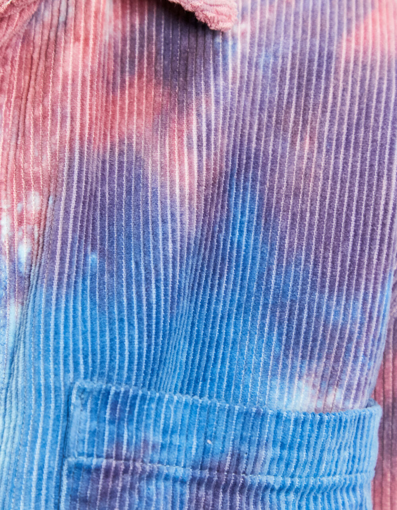 BDG Urban Outfitters Tie Dye Corduroy Mens Shacket image number 4