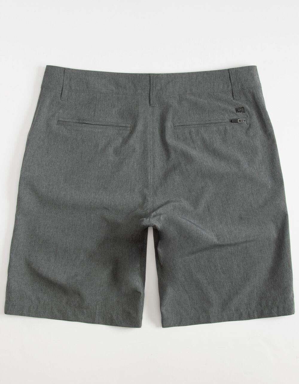 RSQ Mid Length Mens Heather Gray Hybrid Shorts - HEATHER GRAY - 38
