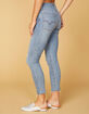 LEVI'S Wedgie High Rise Blue Spice Womens Skinny Ripped Jeans image number 3