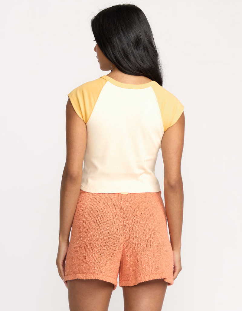 BILLABONG Beach Club Babe Womens Fitted Raglan Tee image number 2