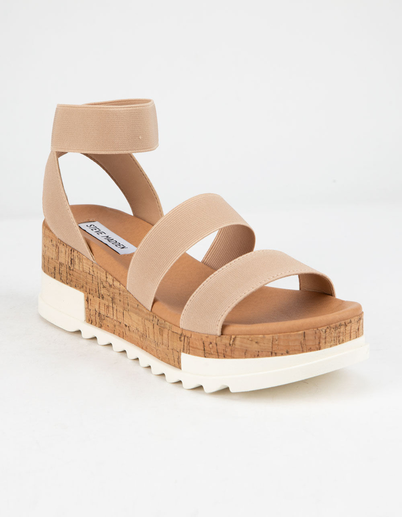 STEVE MADDEN Bandi Blush Flatform Sandals image number 0