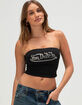 VON DUTCH Rhinestone Womens Tube Top image number 1