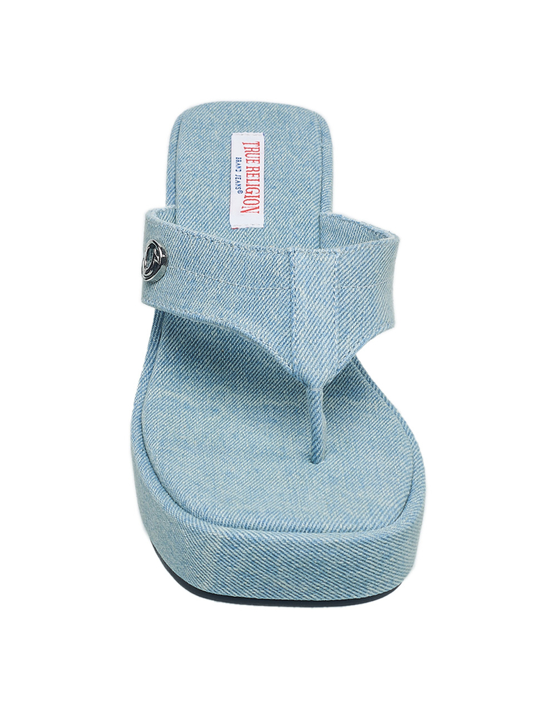 TRUE RELIGION Latto Slip-On Womens Wedge Sandal image number 3