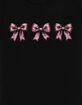 BOW Wire Trio Womens Baby Tee image number 3
