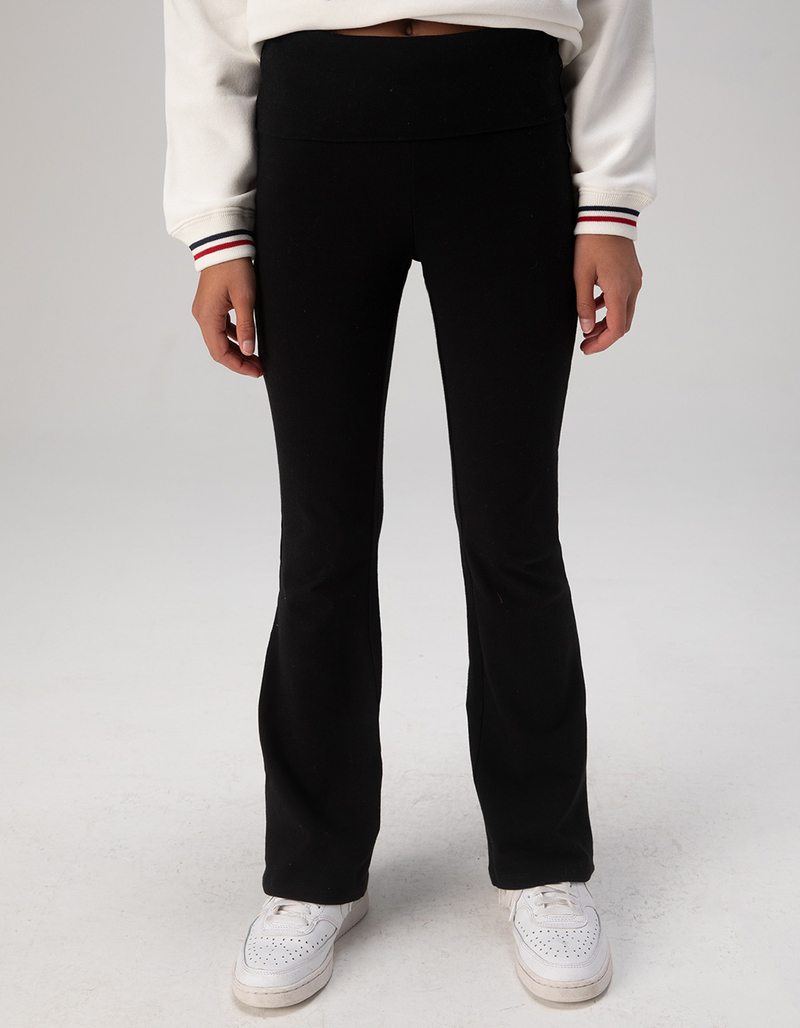 FULL TILT Foldover Flare Girls Leggings image number 3