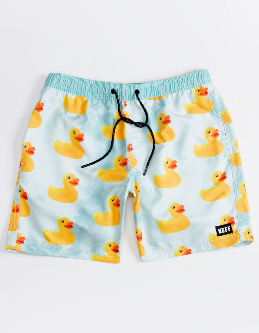 NEFF Ducky Glacier Volley Shorts - SILVER | Tillys