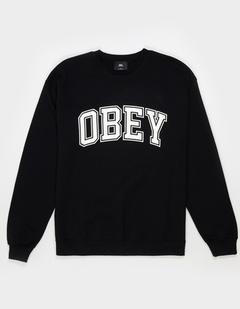 OBEY Academic Mens Crewneck Sweatshirt Primary Image