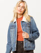 JADE & IVORY Sherpa Womens Denim Jacket image number 1