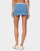 EDIKTED Pheobe Contrast Knit Mini Skirt image number 3