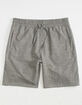 RSQ Mens Heather Gray Sweat Shorts image number 2
