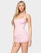 EDIKTED Lacey Ruffled Romper image number 2