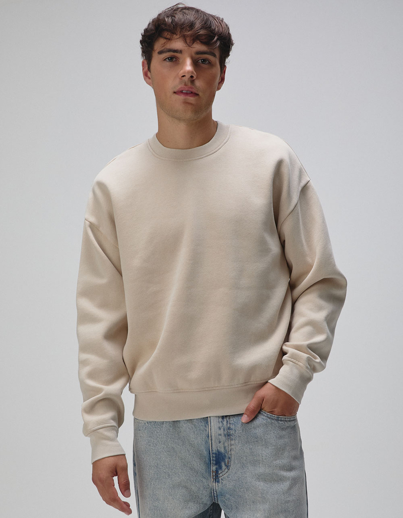RSQ Mens Washed Oversized Crewneck Sweatshirt image number 0