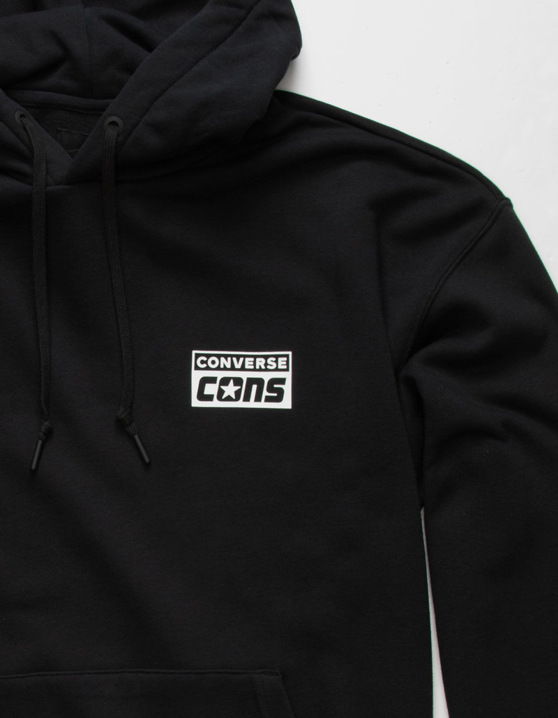 CONVERSE Mens Graphic Pullover Hoodie image number 3