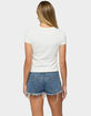 EDIKTED Patchwork Baby Tee image number 3