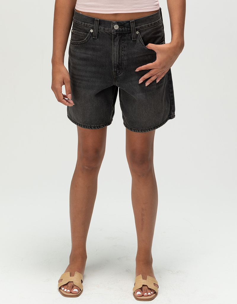 LEVI'S '94 Baggy Womens Mid Rise Denim Shorts - Wandering Spirit Clean image number 1