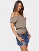 EDIKTED Michy Off Shoulder Lacey Top image number 2