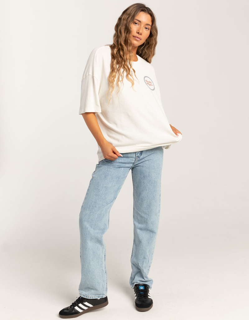 BRIXTON Mission Car Womens Boyfriend Tee image number 3