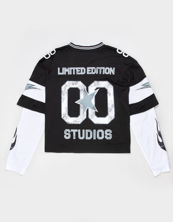 RSQ Mens Mesh Long Sleeve 2fer Boxy Jersey Alternative Image